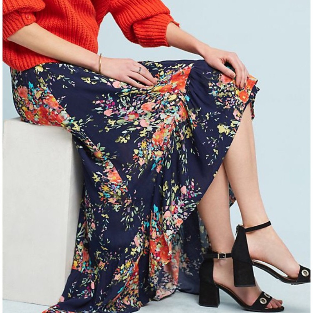 Floral Maxi skirt